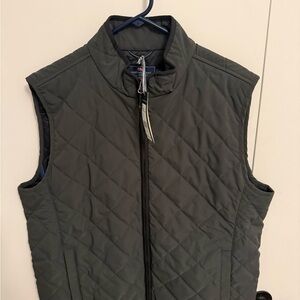 Vineyard Vines Men's Charcoal Quilted Vest